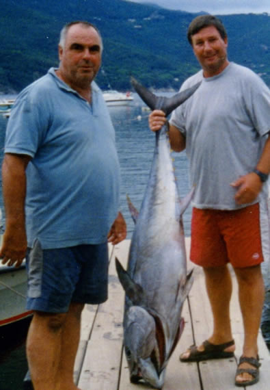 La Guardiola Foto con la preda, Elba pesca al tonno - La Guardiola ASDN Procchio