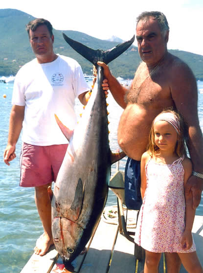 Foto con il Tonno, Elba pesca al tonno - La Guardiola ASDN Procchio